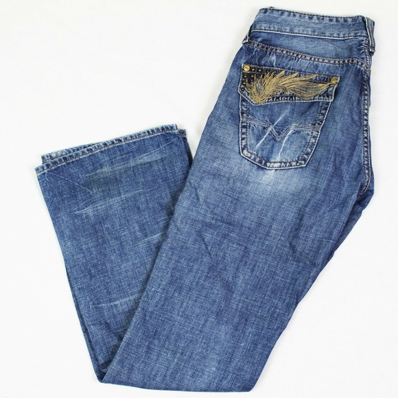 mens guess falcon bootcut jeans